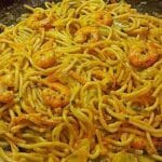 Spaghetti mit scharfer Garnelen-Sahne-Soße Rezept