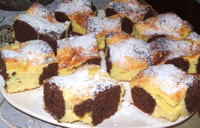 Tag und Nacht Kuchen Rezept, schmeckt hervorragend!