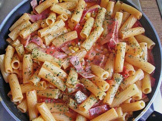 20 minuten nudelpfanne Rezept - Schnelle und Einfache Rezepte