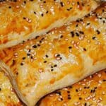 Blätterteig mit Gyrosfüllung und Feta-Käse Rezept