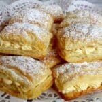 Blätterteigschnitten Mit Paradiescreme Rezept