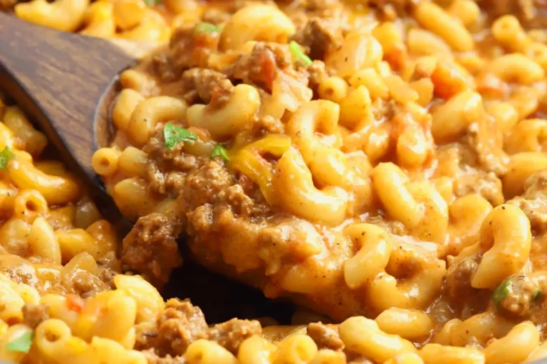 Cheeseburger Pfanne Rezept zum Sattessen!