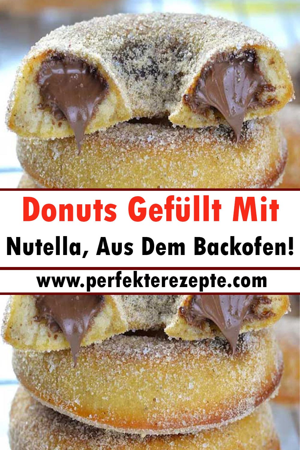 Donuts Gefüllt Mit Nutella Rezept, Aus Dem Backofen!