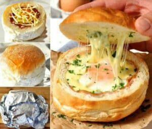 Ei-Schinken-Brötchen Rezept