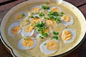 Eier in Senfsauce Rezept
