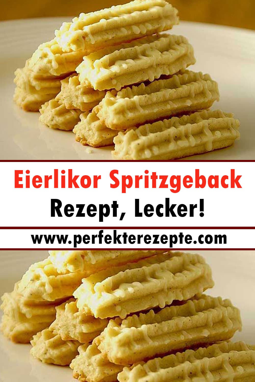 Eierlikor Spritzgeback Rezept, Lecker!