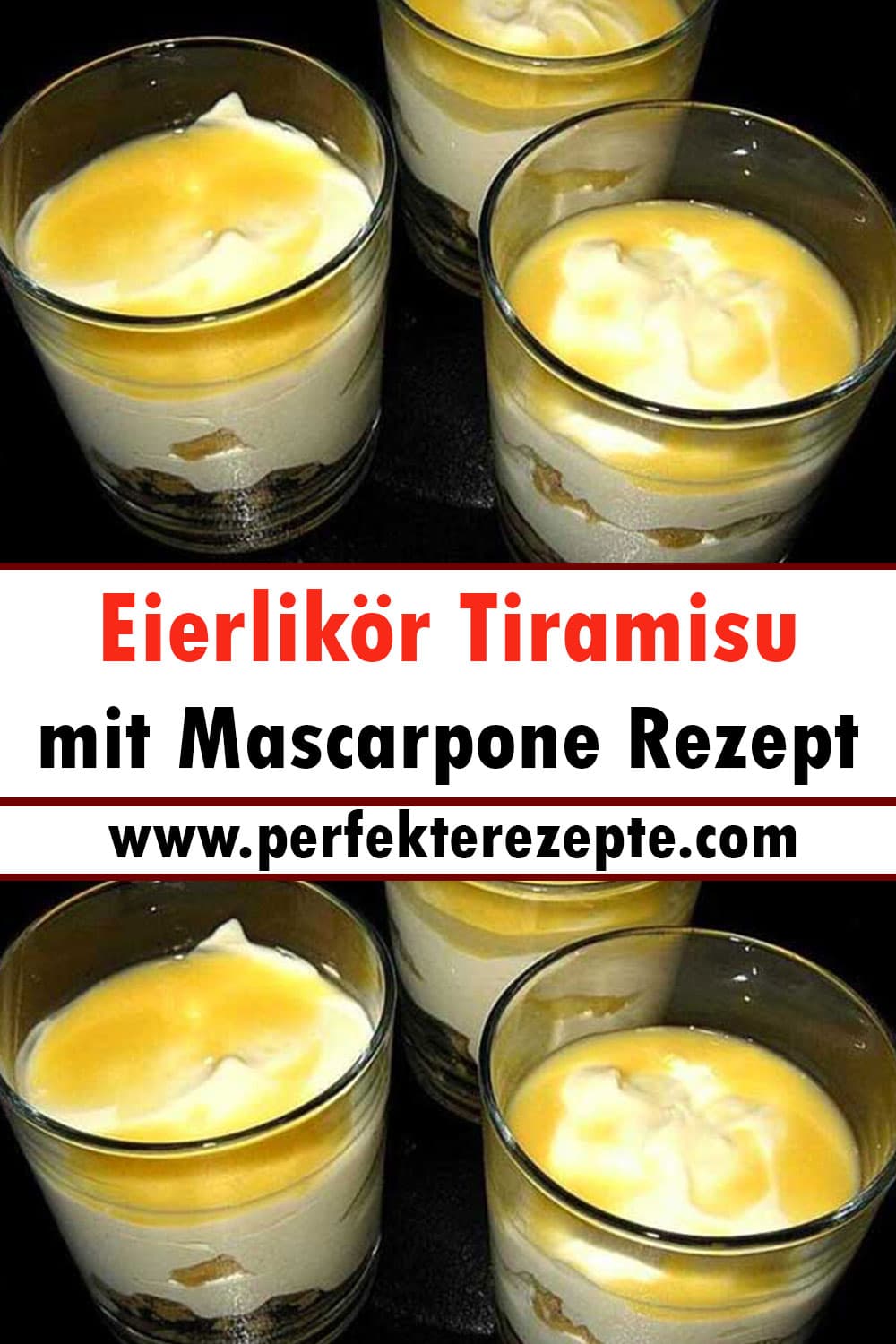 Eierlikör Tiramisu mit Mascarpone Rezept