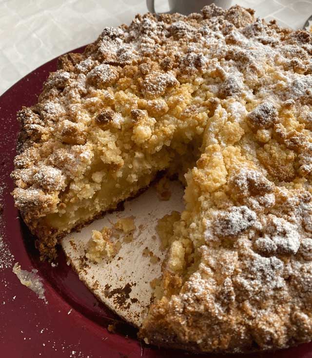 Einfacher Marzipankuchen Rezept mit zwei Zutaten