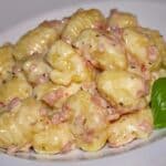 Gnocchi Mit Käse Knoblauch Schinken Sose Rezept