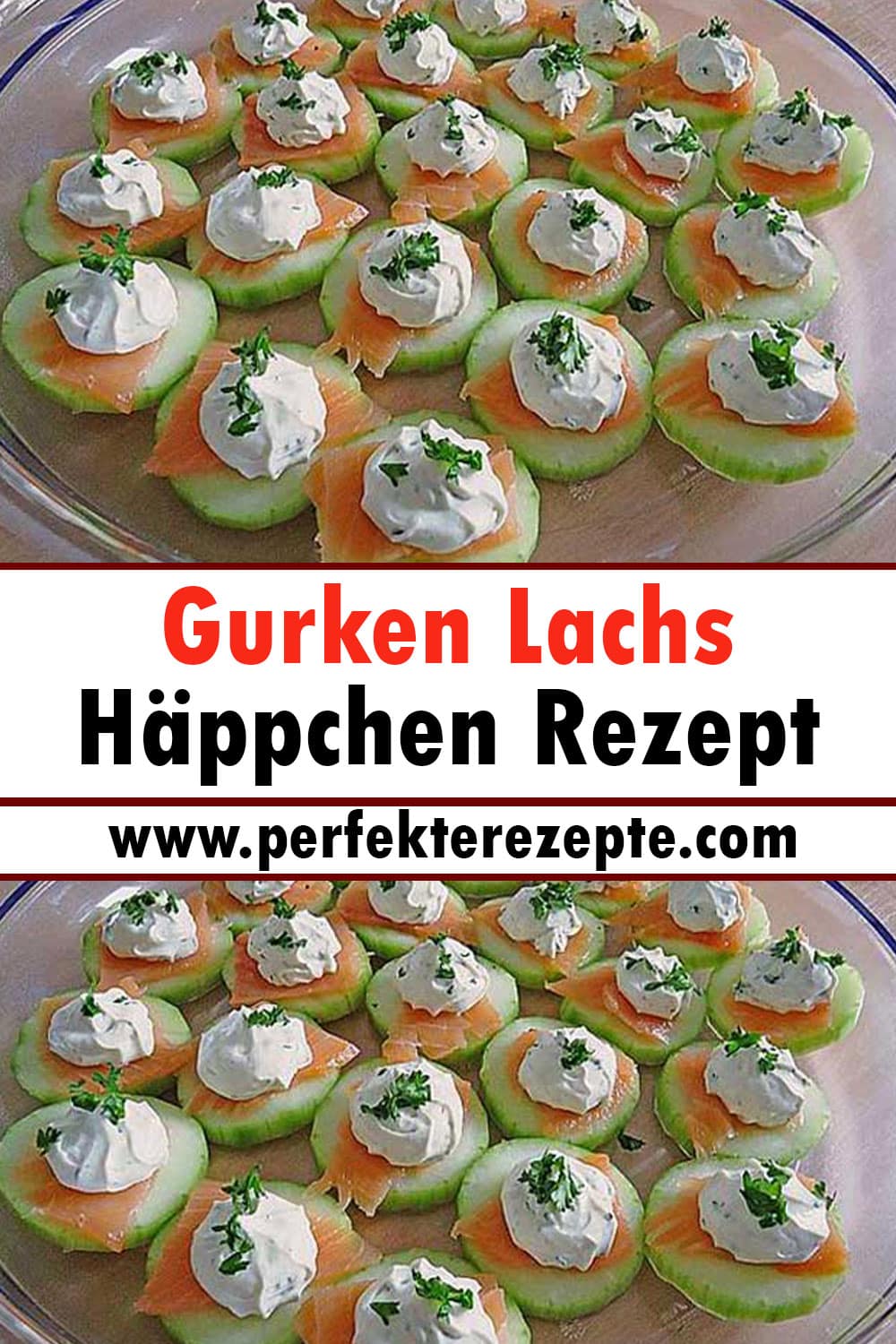 Gurken Lachs Häppchen Rezept