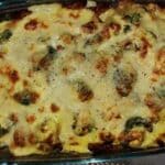 Gyrosauflauf mit Knoblauch und Sauce Hollandaise Rezept