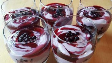 Heidelbeer-Mascarpone-Pudding Rezept