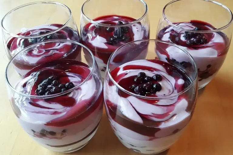 Heidelbeer-Mascarpone-Pudding Rezept