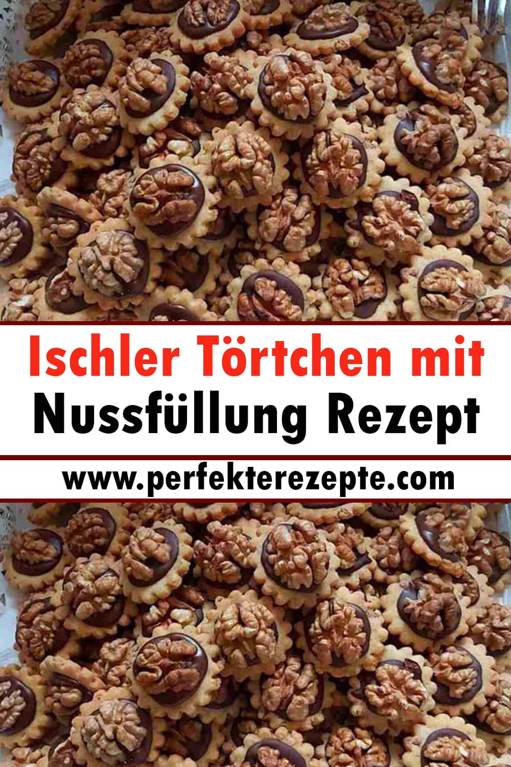 Ischler Törtchen mit Nussfüllung Rezept