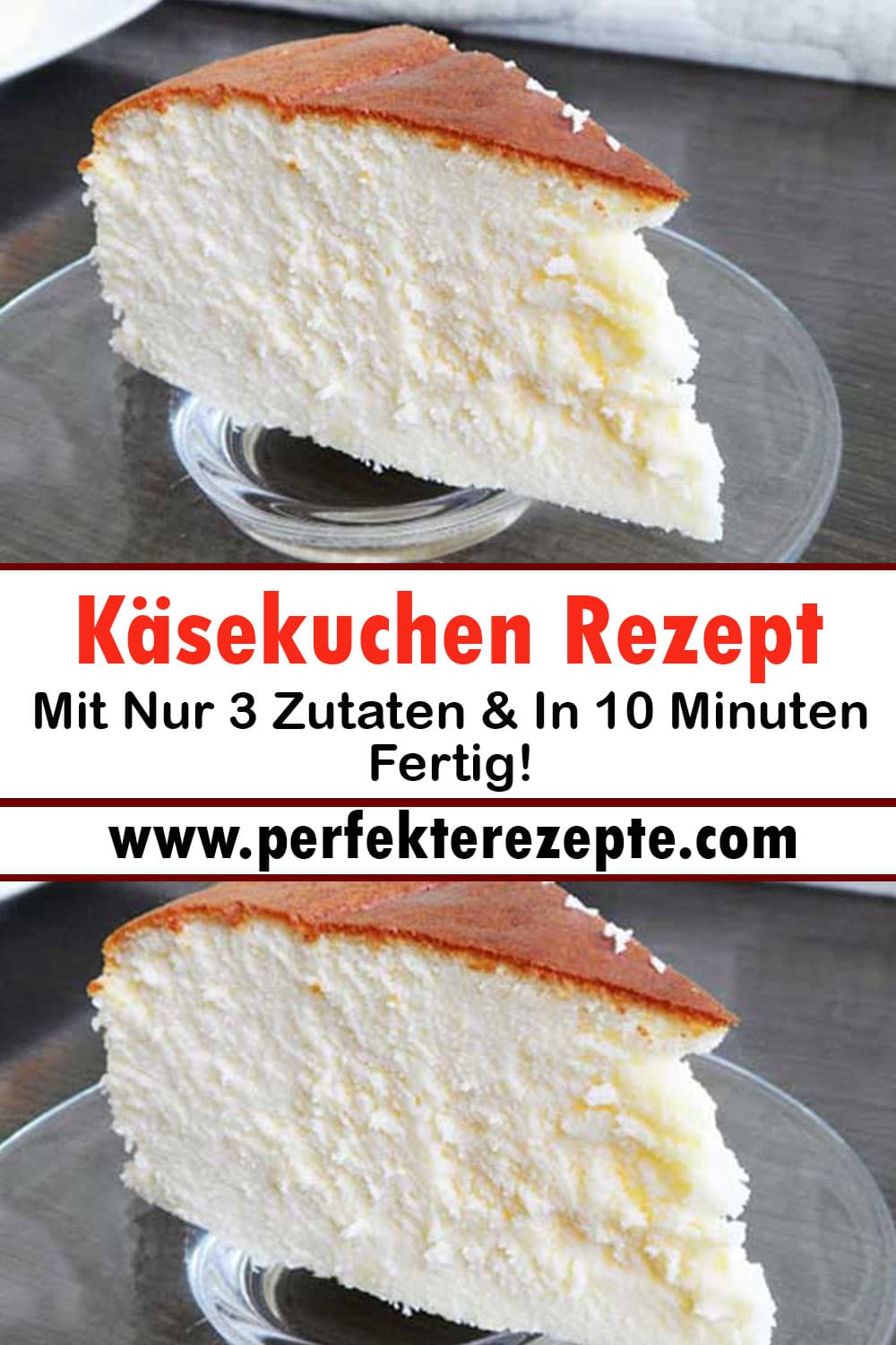 Käsekuchen Rezept Mit Nur 3 Zutaten & In 10 Minuten Fertig!