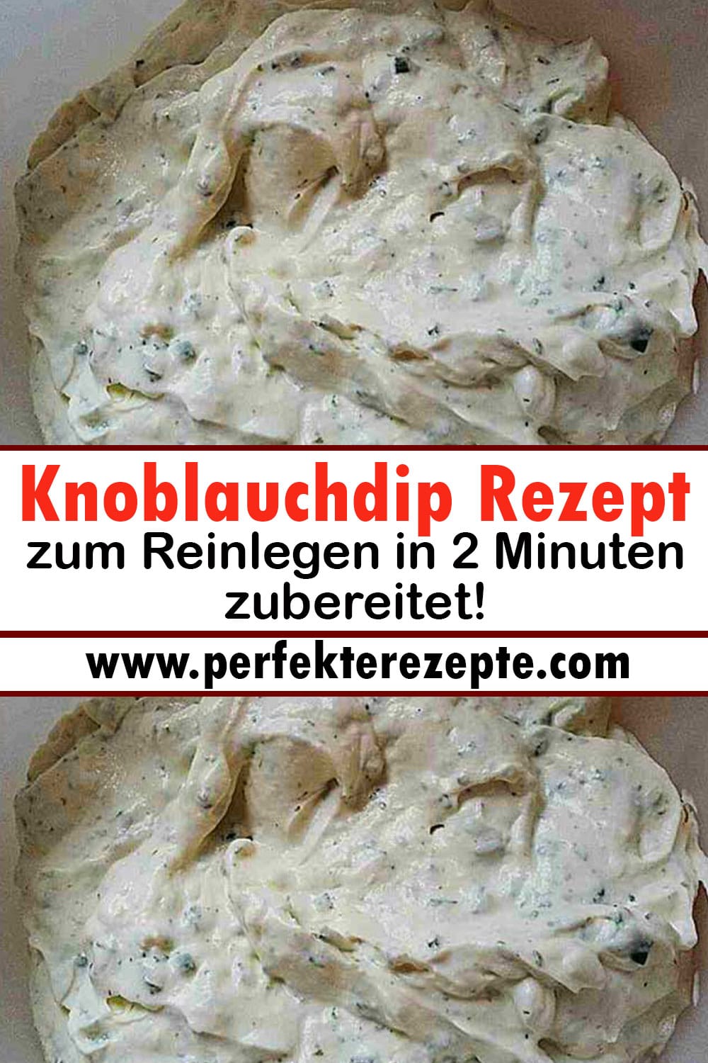 Knoblauchdip Rezept zum Reinlegen in 2 Minuten zubereitet!
