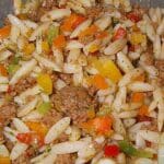 Kritharaki Salat mit Hackfleisch Rezept, der süchtig macht