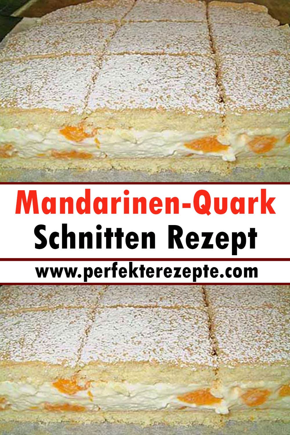 Mandarinen-Quark-Schnitten Rezept