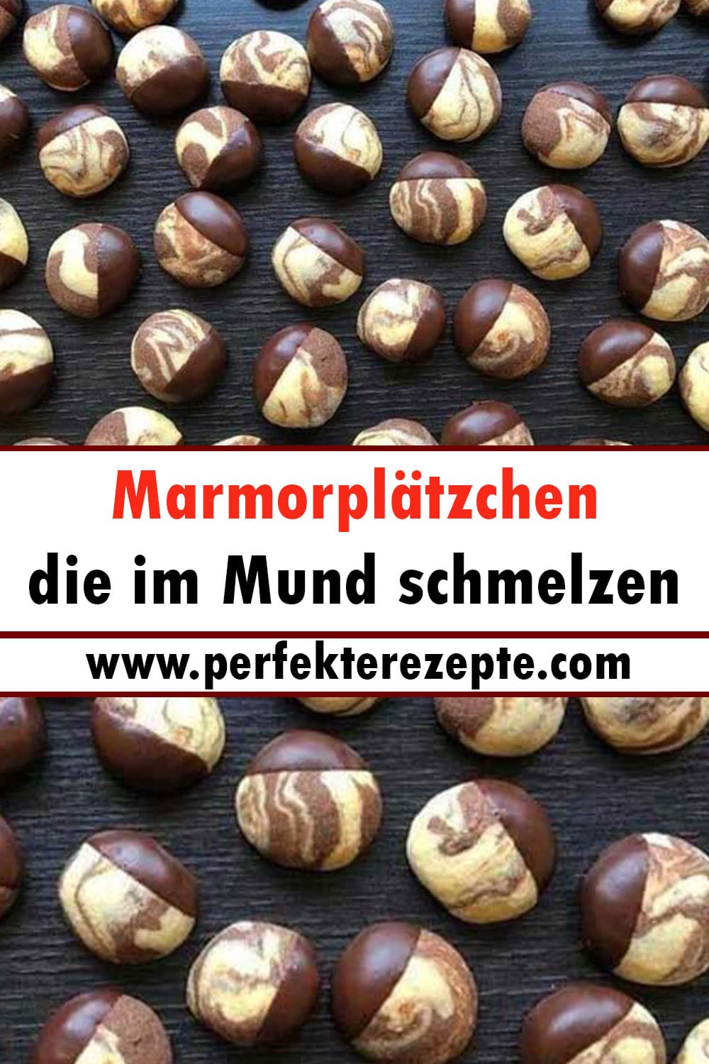 Marmorplätzchen Rezept, die im Mund schmelzen