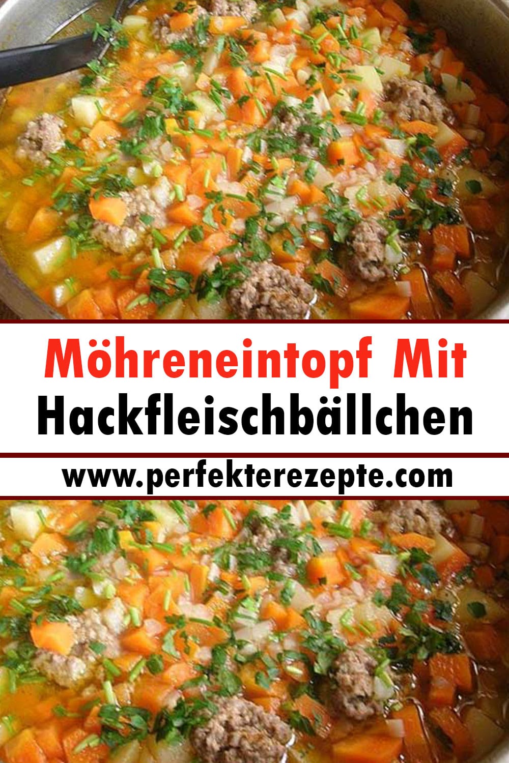 Möhreneintopf Mit Hackfleischbällchen Rezept