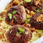Ofenfrikadellen in Champignon Rahm Rezept