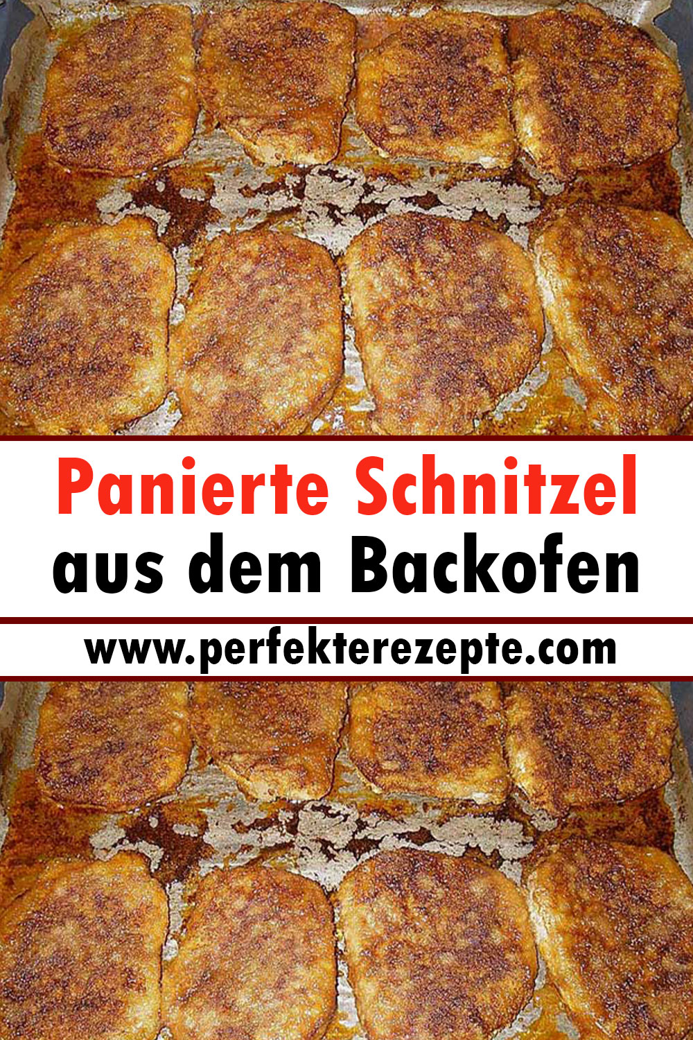 Panierte Schnitzel aus dem Backofen Rezept