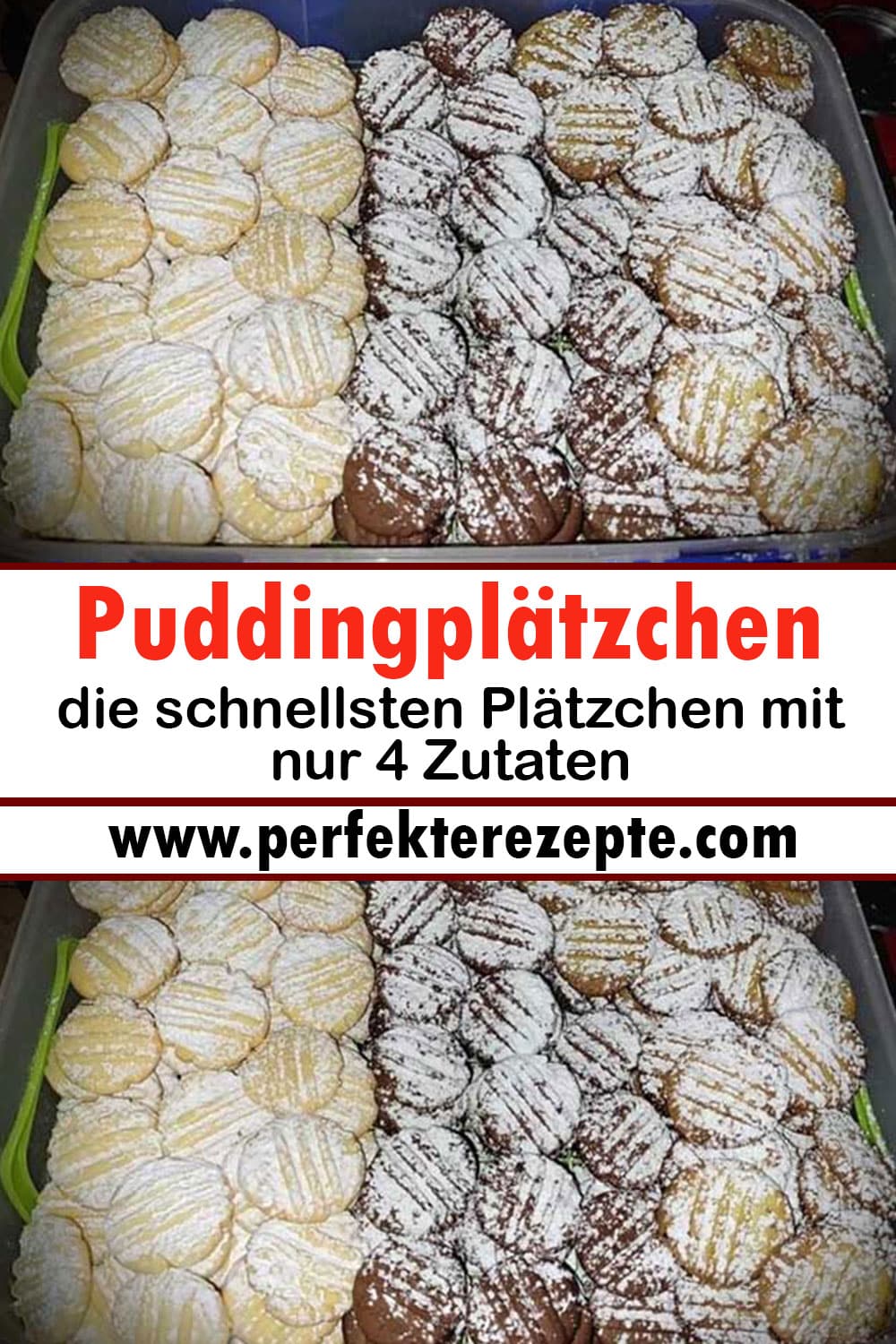 Puddingplätzchen Rezept, die schnellsten Plätzchen mit nur 4 Zutaten