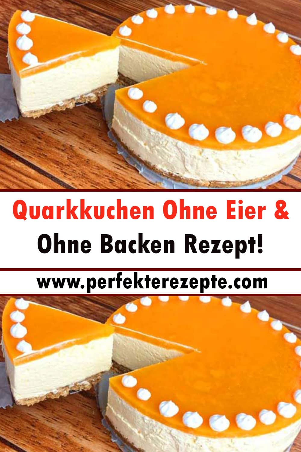 Quarkkuchen Ohne Eier & Ohne Backen Rezept!