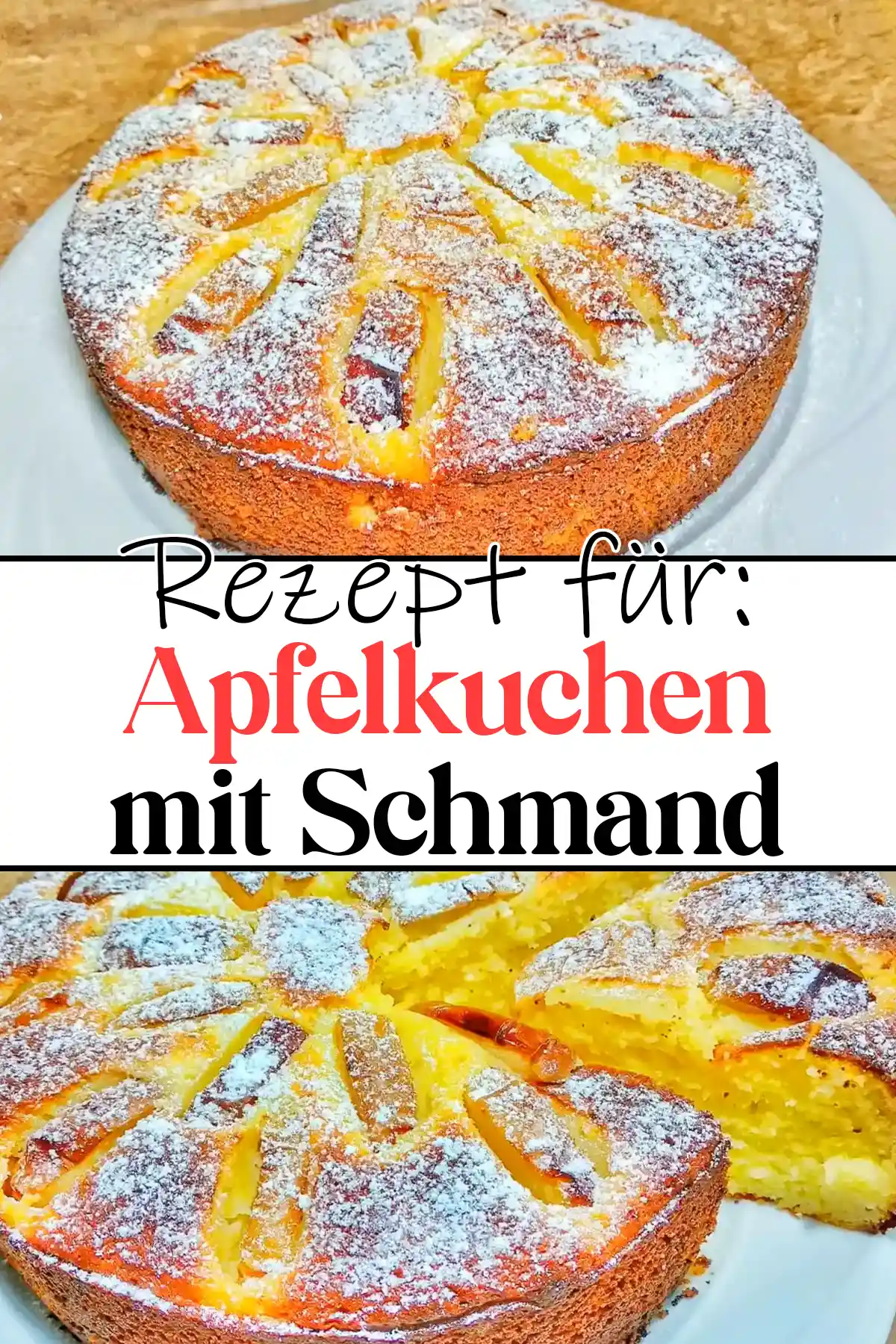 Saftiger Apfelkuchen mit Schmand Rezept