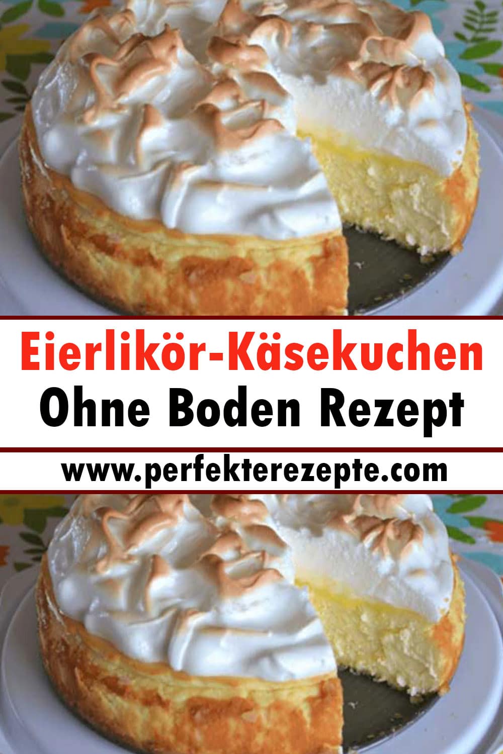 Schnelles Rezept Fr Eierlikr-Ksekuchen Ohne Boden - Schnelle Und