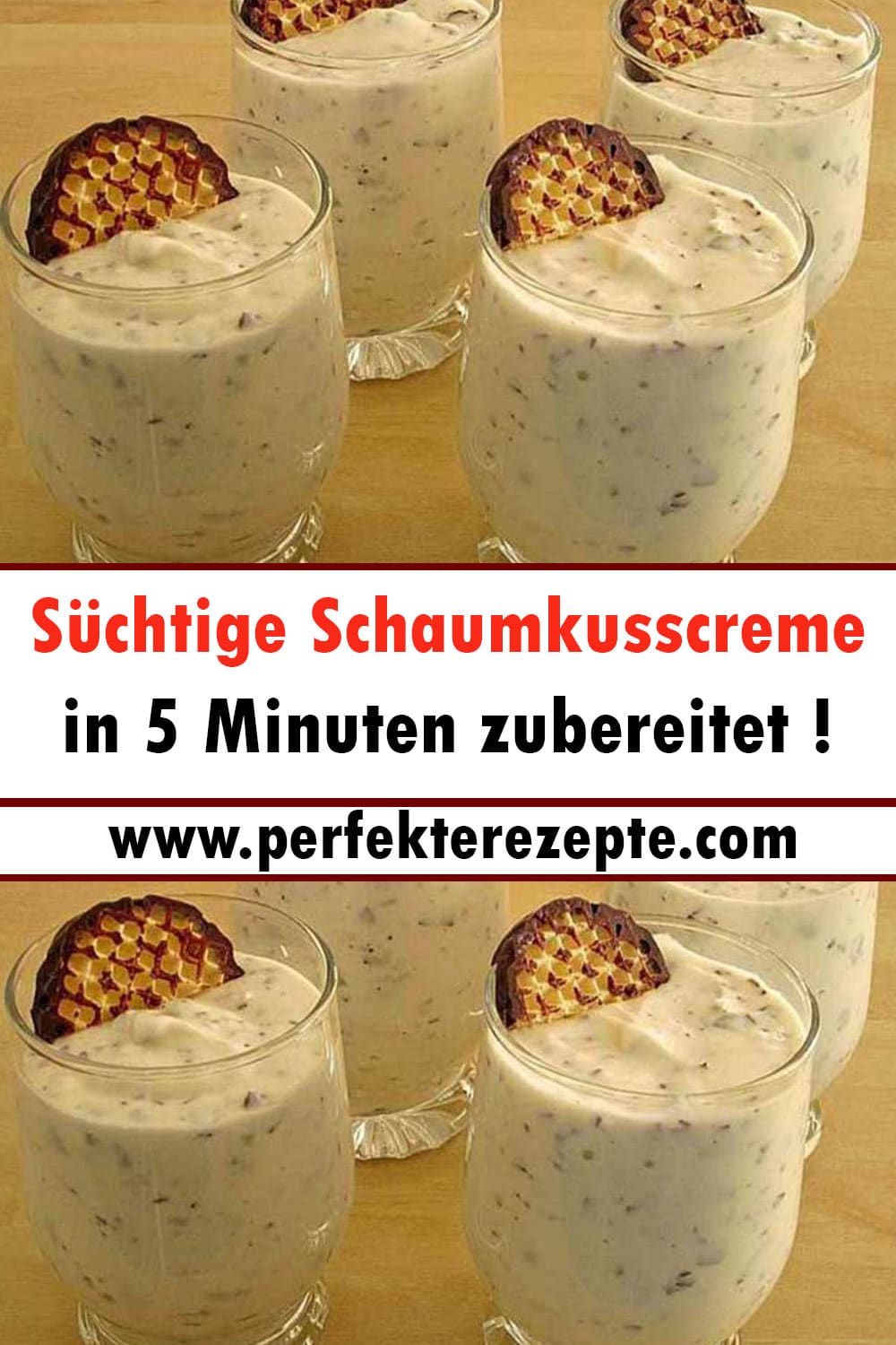 Süchtige Schaumkusscreme Rezept in 5 Minuten zubereitet !