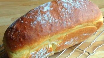 Superzartes Brot mit 4 Zutaten, ein Tassenrezept!