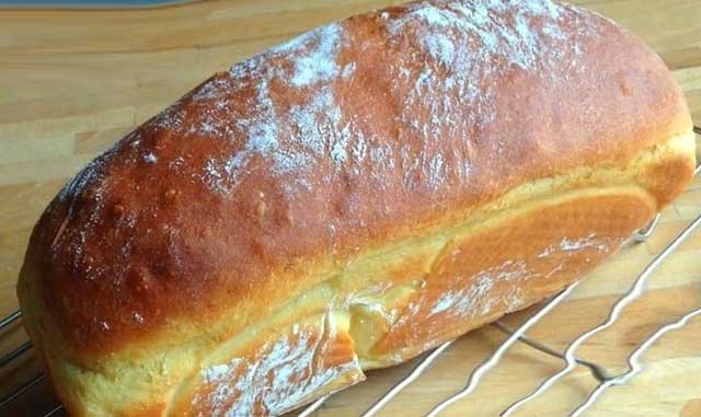 Superzartes Brot mit 4 Zutaten, ein Tassenrezept!