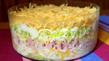 Über-Nacht-Salat Rezept zum Vorbereiten