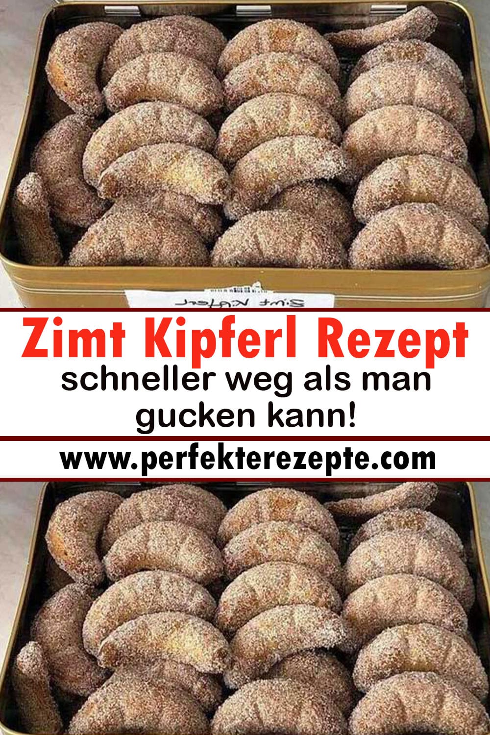 Zimt Kipferl Rezept, schneller weg als man gucken kann!