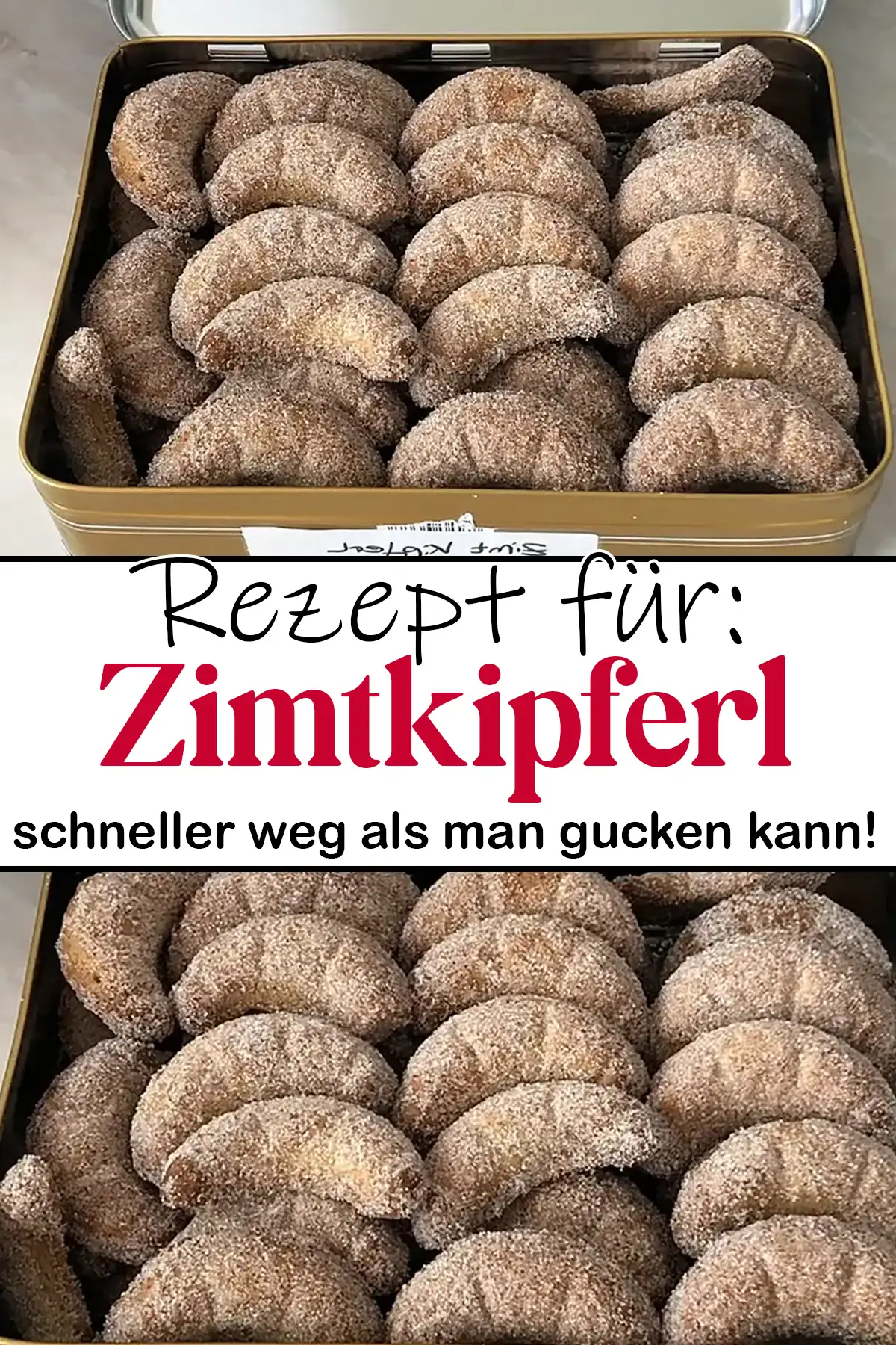 Zimt Kipferl Rezept, schneller weg als man gucken kann!