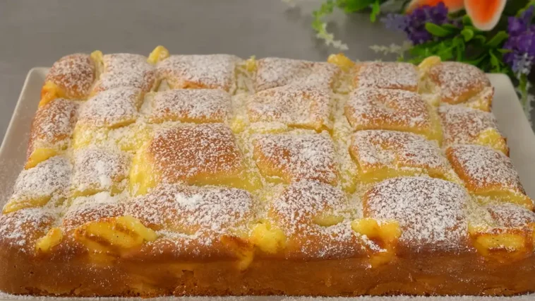 Apfelkuchen mit Vanillepudding Rezept: Du wirst nie einen anderen backen!