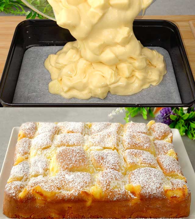 Apfelkuchen mit Vanillepudding Rezept: Du wirst nie einen anderen ...