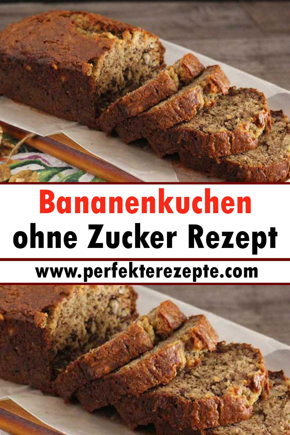 Bananenkuchen ohne Zucker Rezept