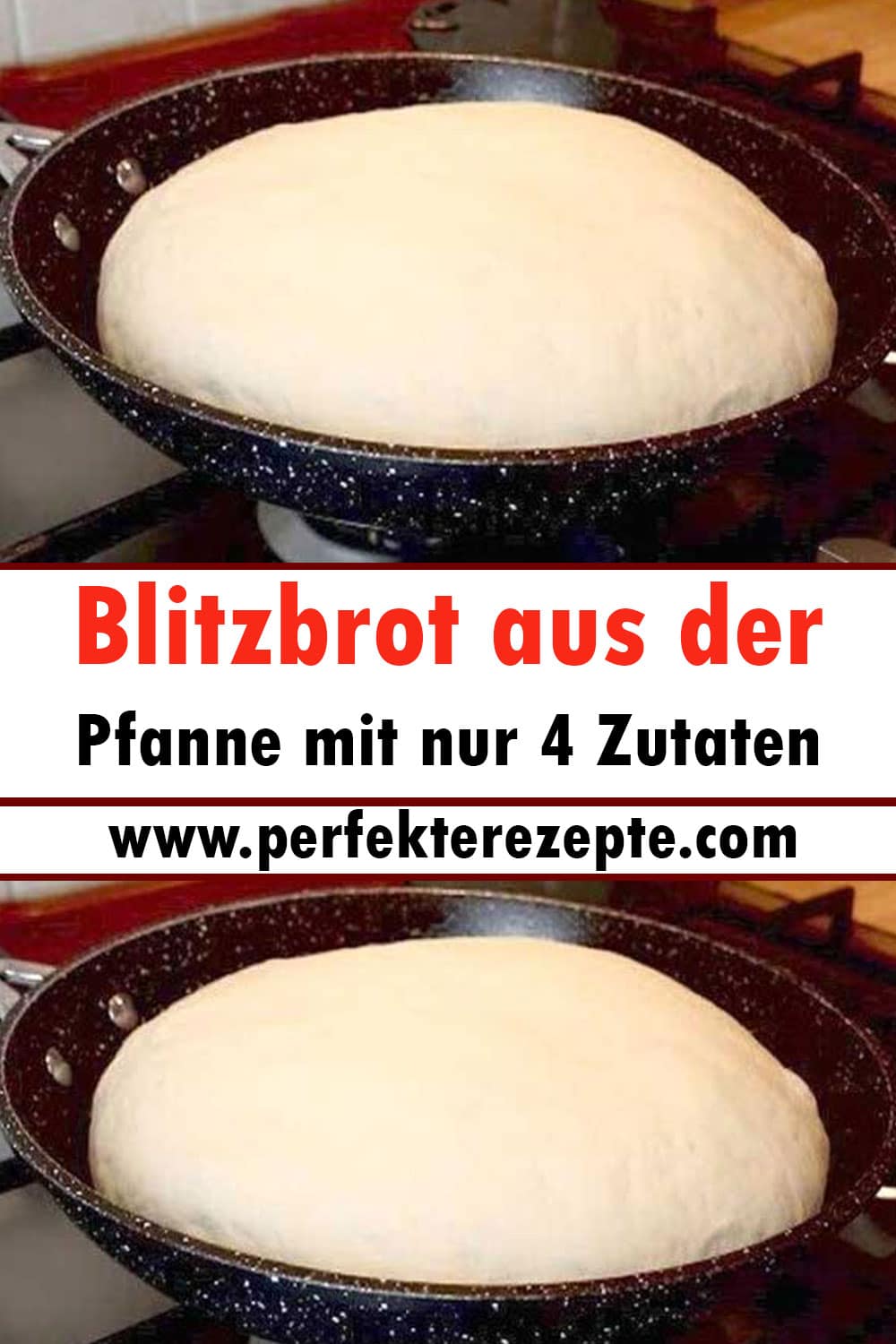 Blitzbrot aus der Pfanne mit nur 4 Zutaten Rezept