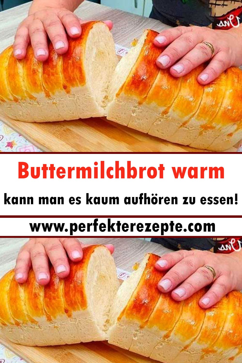 Buttermilchbrot Rezept, warm kann man es kaum aufhören zu essen!