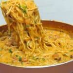 Champignons Spaghetti aus der Pfanne Rezept
