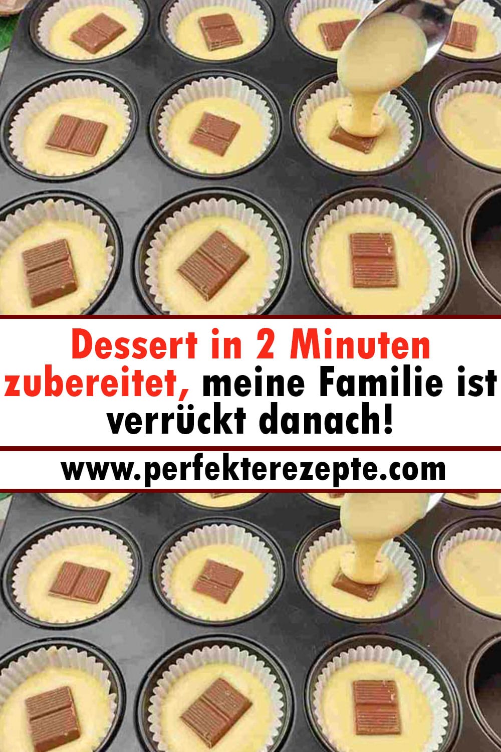 Dessert in 2 Minuten zubereitet, meine Familie ist verrückt danach!