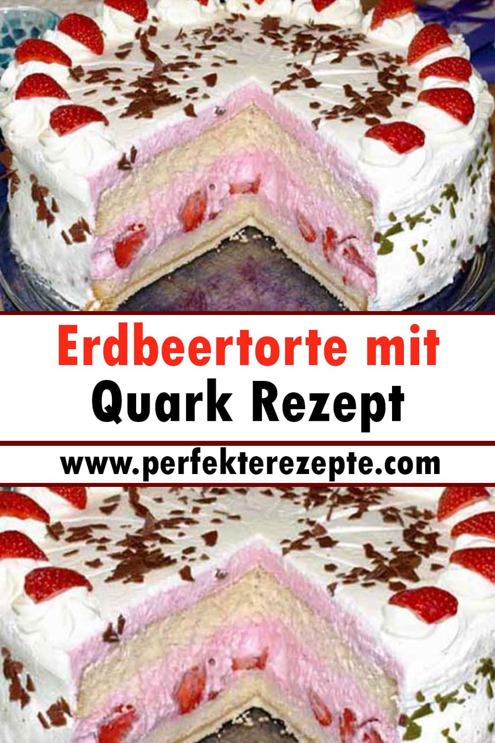 Erdbeertorte mit Quark Rezept