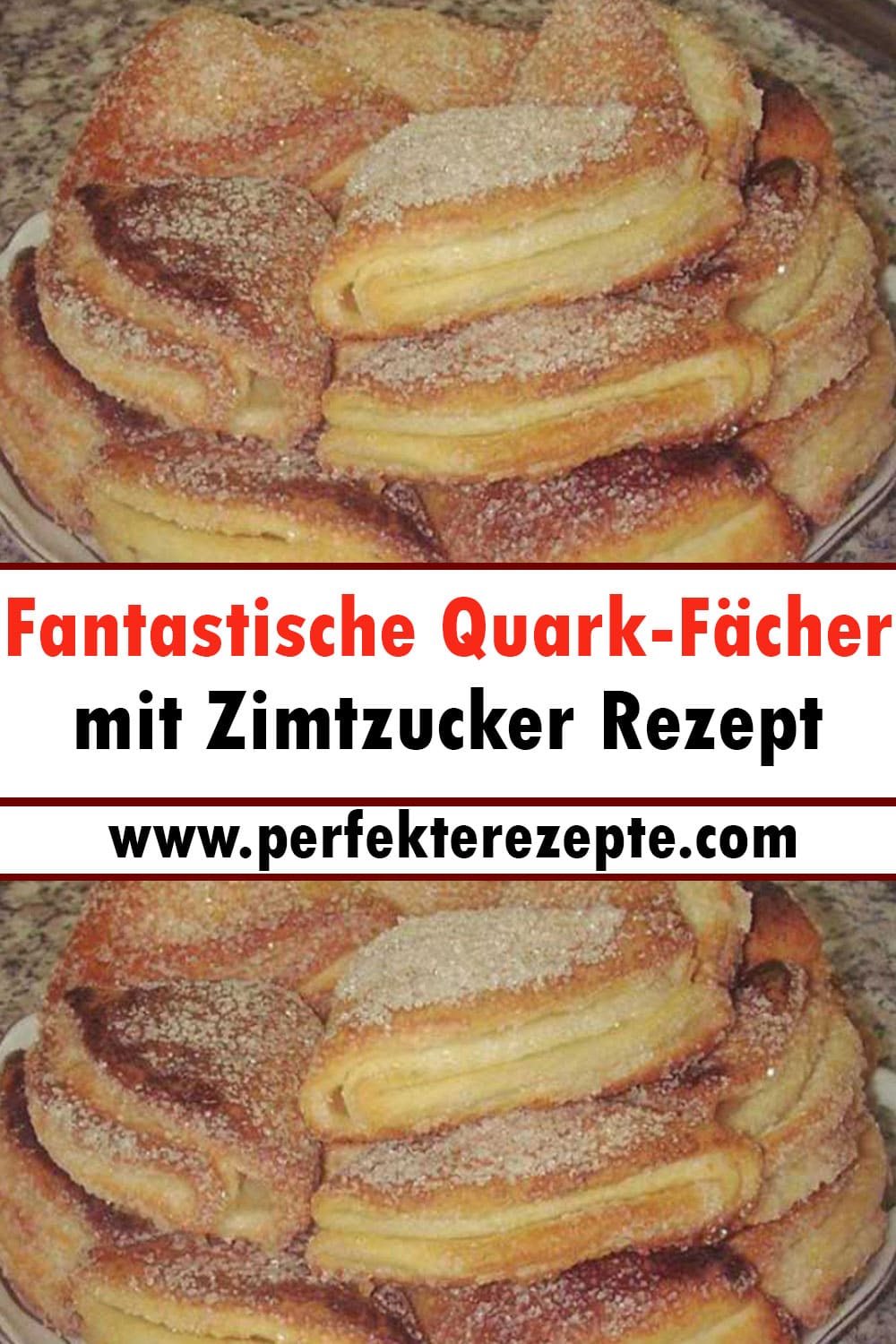 Fantastische Quark-Fächer mit Zimtzucker Rezept - Schnelle und Einfache ...