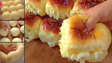 Fluffige Milchbrötchen Rezept wie vom Bäcker!