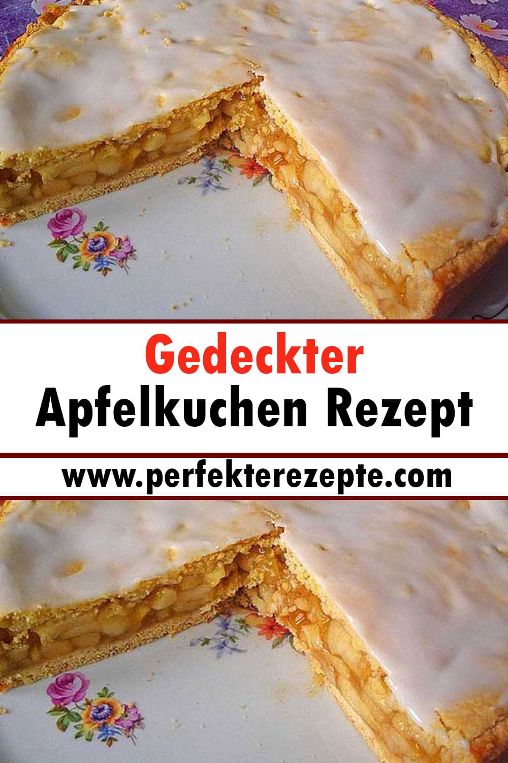 Gedeckter Apfelkuchen Rezept