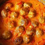 Hackbällchen in Paprikarahmsoße Rezept