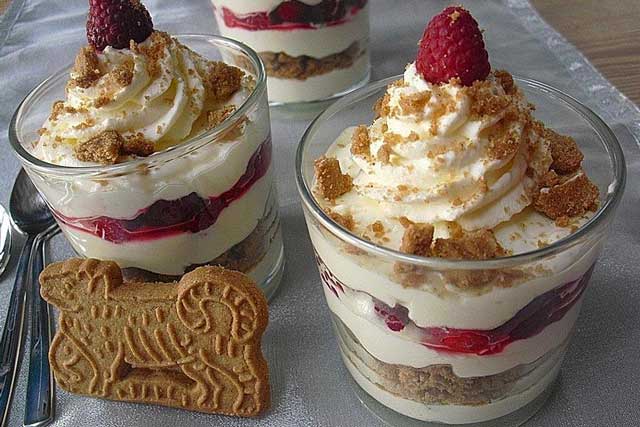 Himbeerdessert mit Spekulatius Rezept, Das Dessert ist unwiderstehlich, versprochen!