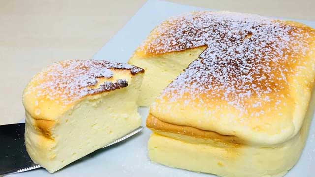 Käsekuchen ohne Boden Rezept in 2 Minuten zubereitet!